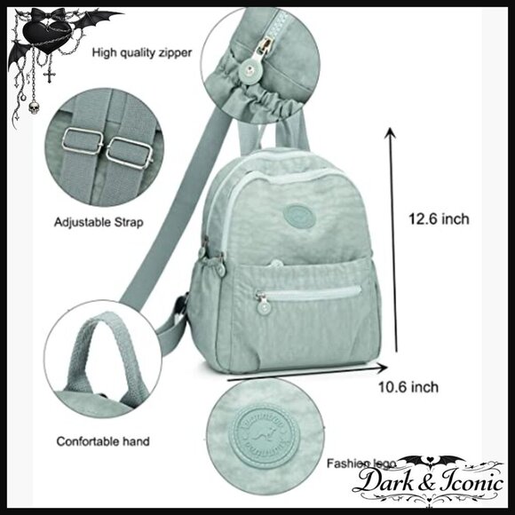 Mini Nylon Backpack Lightweight Daypack Multi-Pocket Casual Travel main image 5